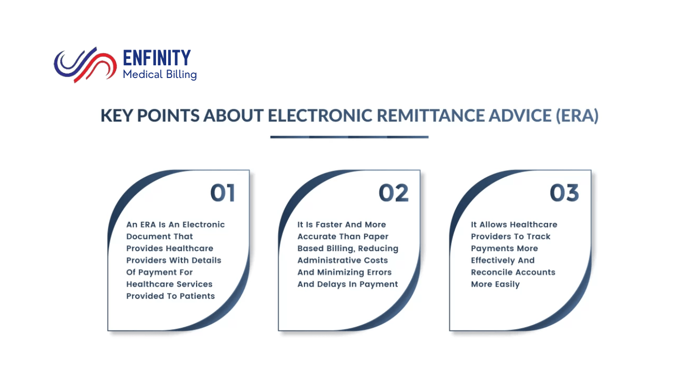 Electronic Remittance Advice ERA in Medical Billing - enfinity medical billing